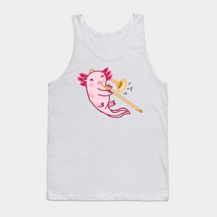 Trombone Axolotl Tank Top